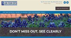 Desktop Screenshot of longvisioncenter.com